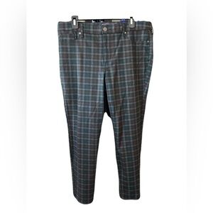 👖 EUC GLORIA VANDERBILT “Vickie” Scholar Plaid Legging Pants | Women’s 16P